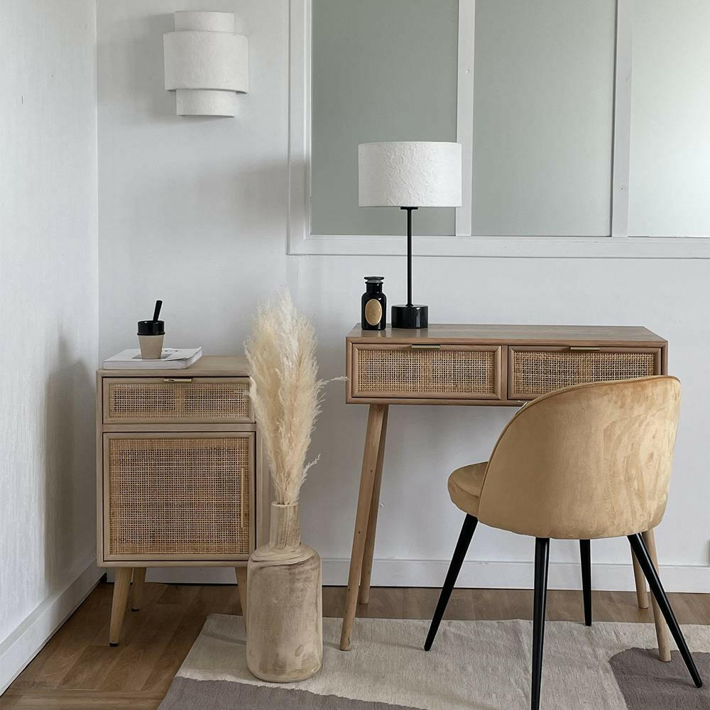 Wandlamp Solaire Papier Maché Met Snoer