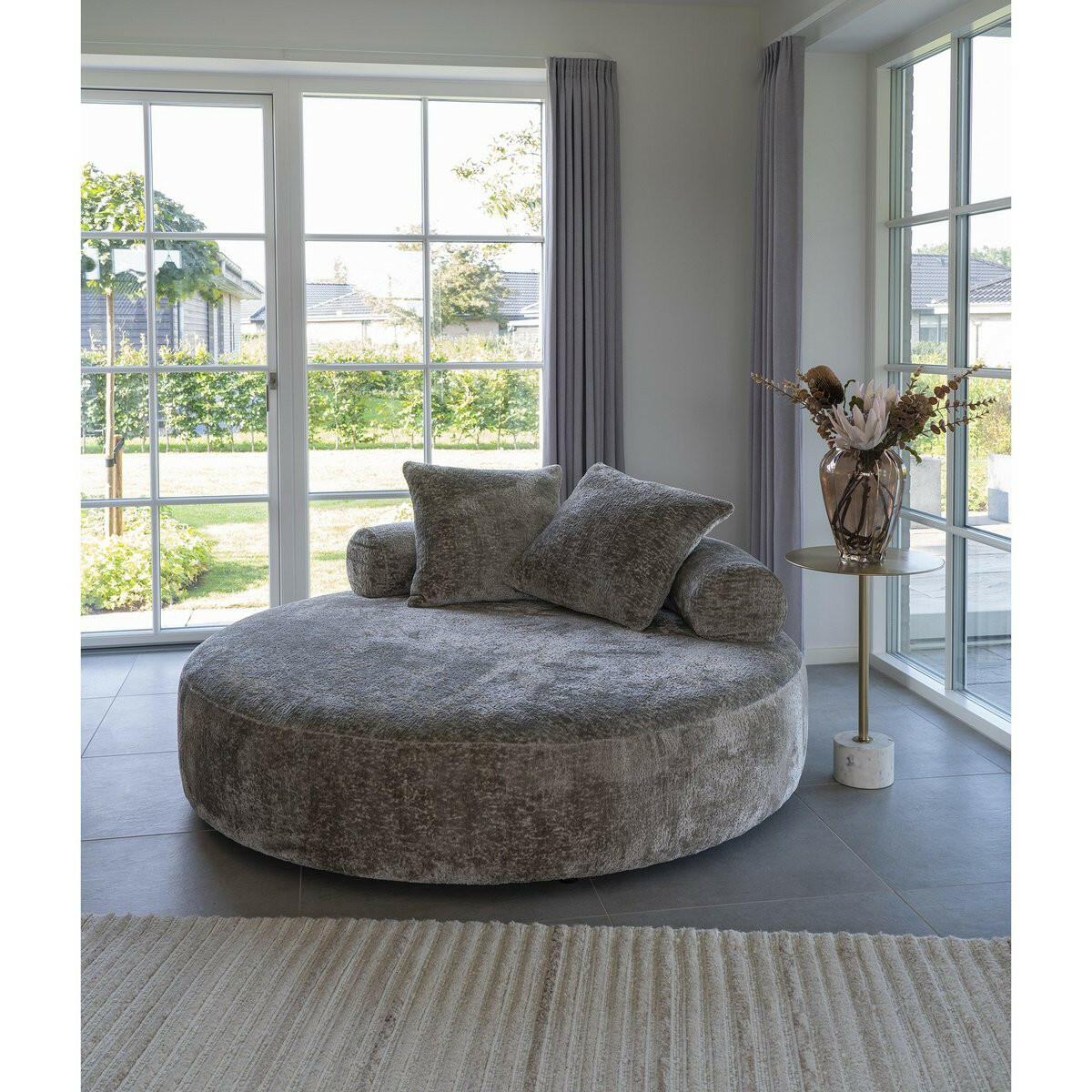 Mangovloerkleed - Vloerkleed Handgetuft Ivoor 160X230 Cm