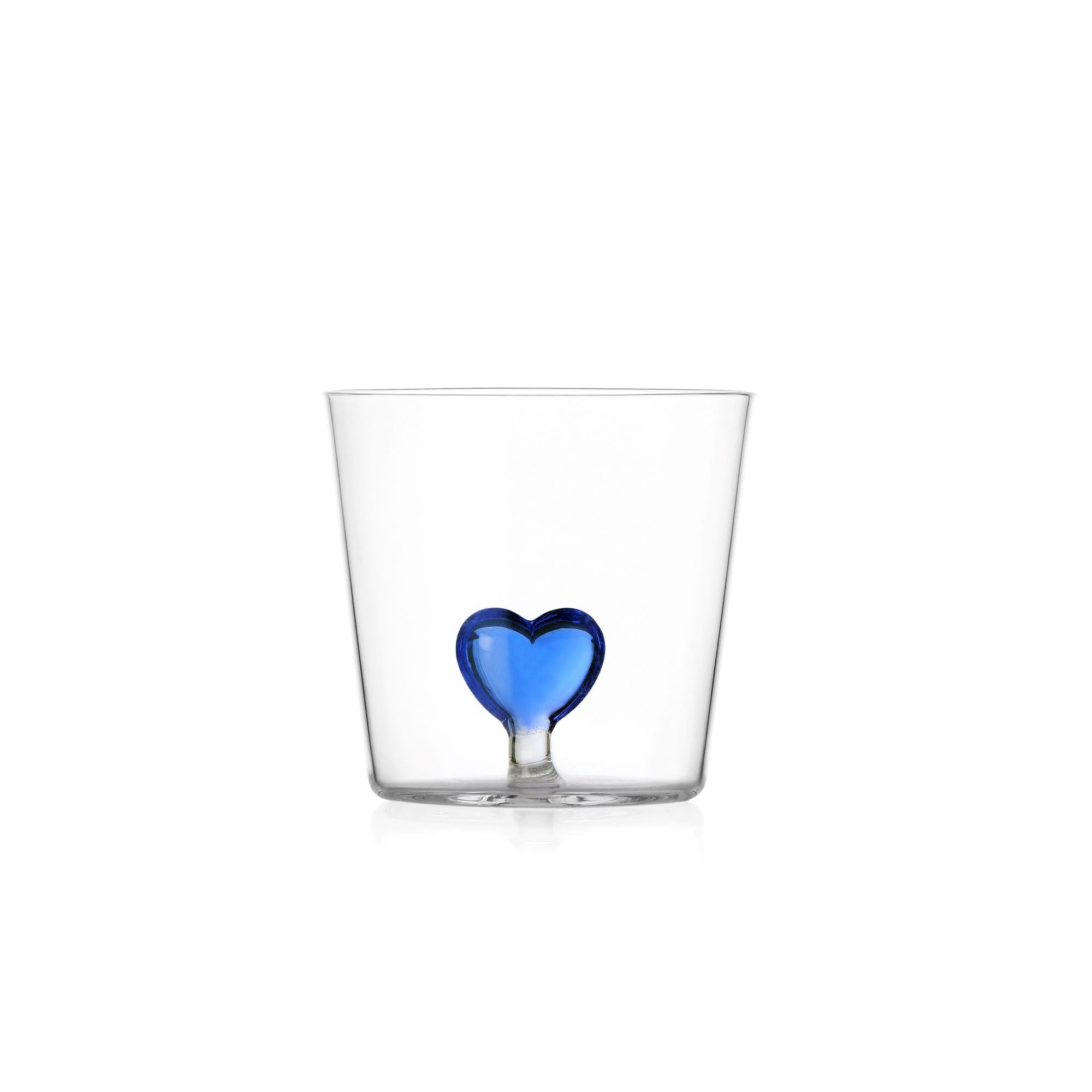 Ichendorf Milano Blue Heart glasobject – blauw hart design