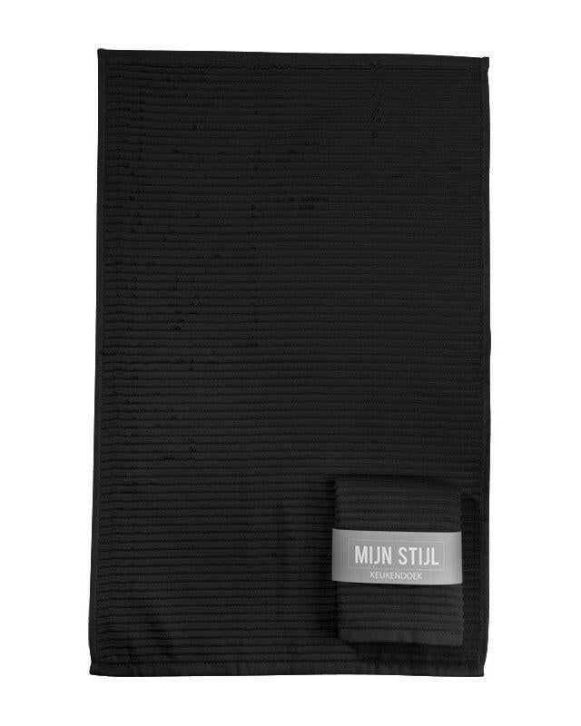 Handdoek Zwart Banderol Handdoek