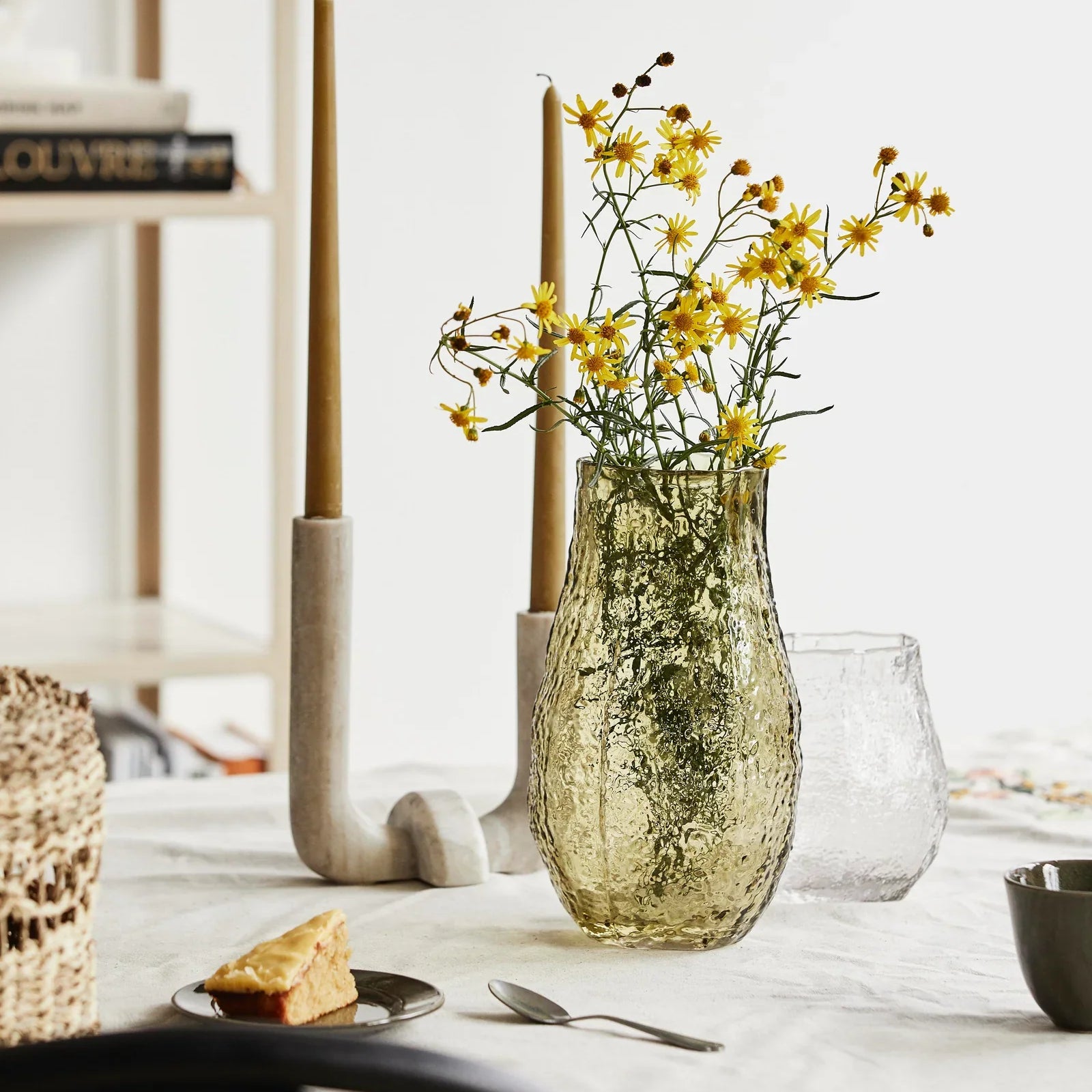 Vaca Kaarsstandaard Marmer