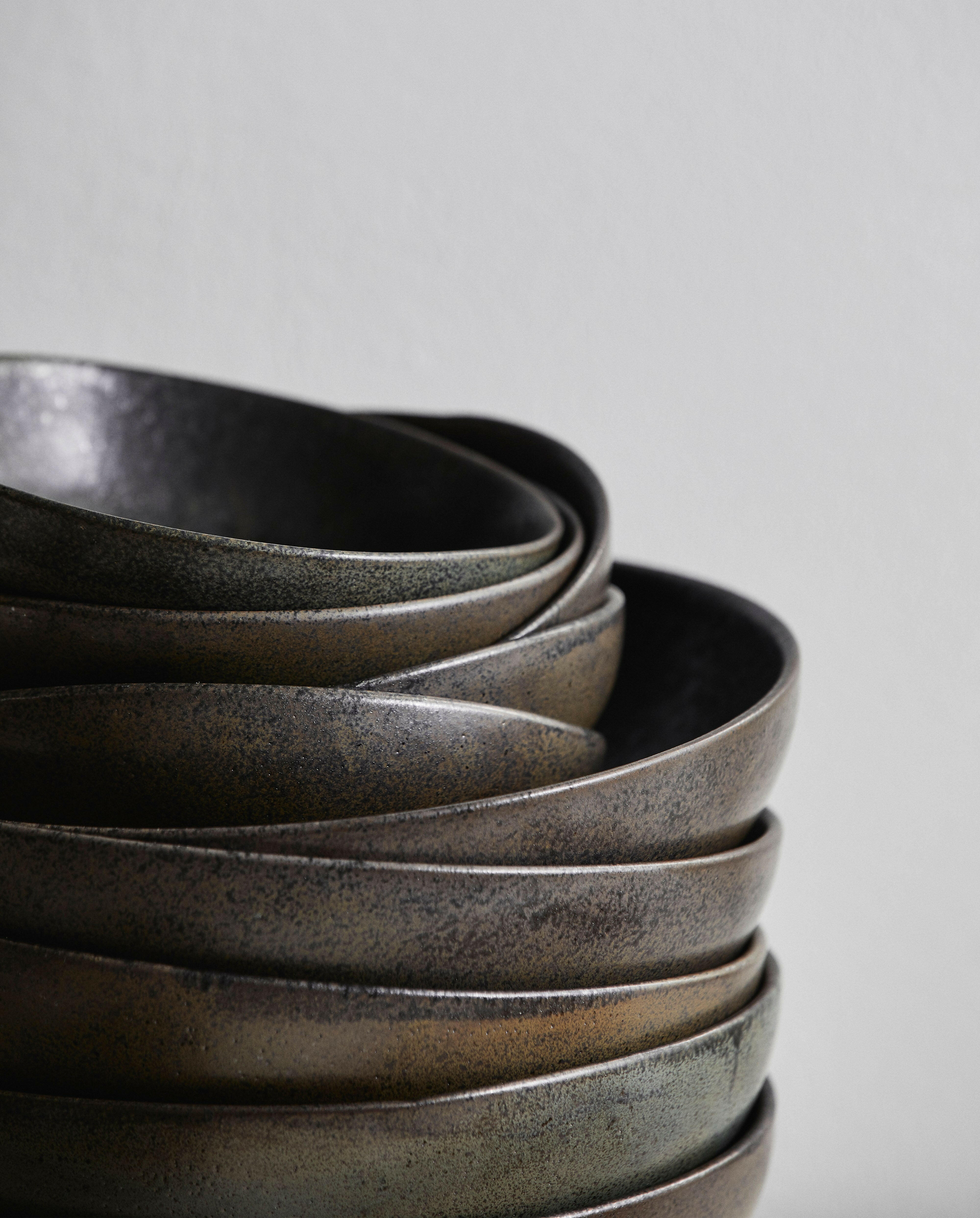 Inez Bowl Zwart M Tray