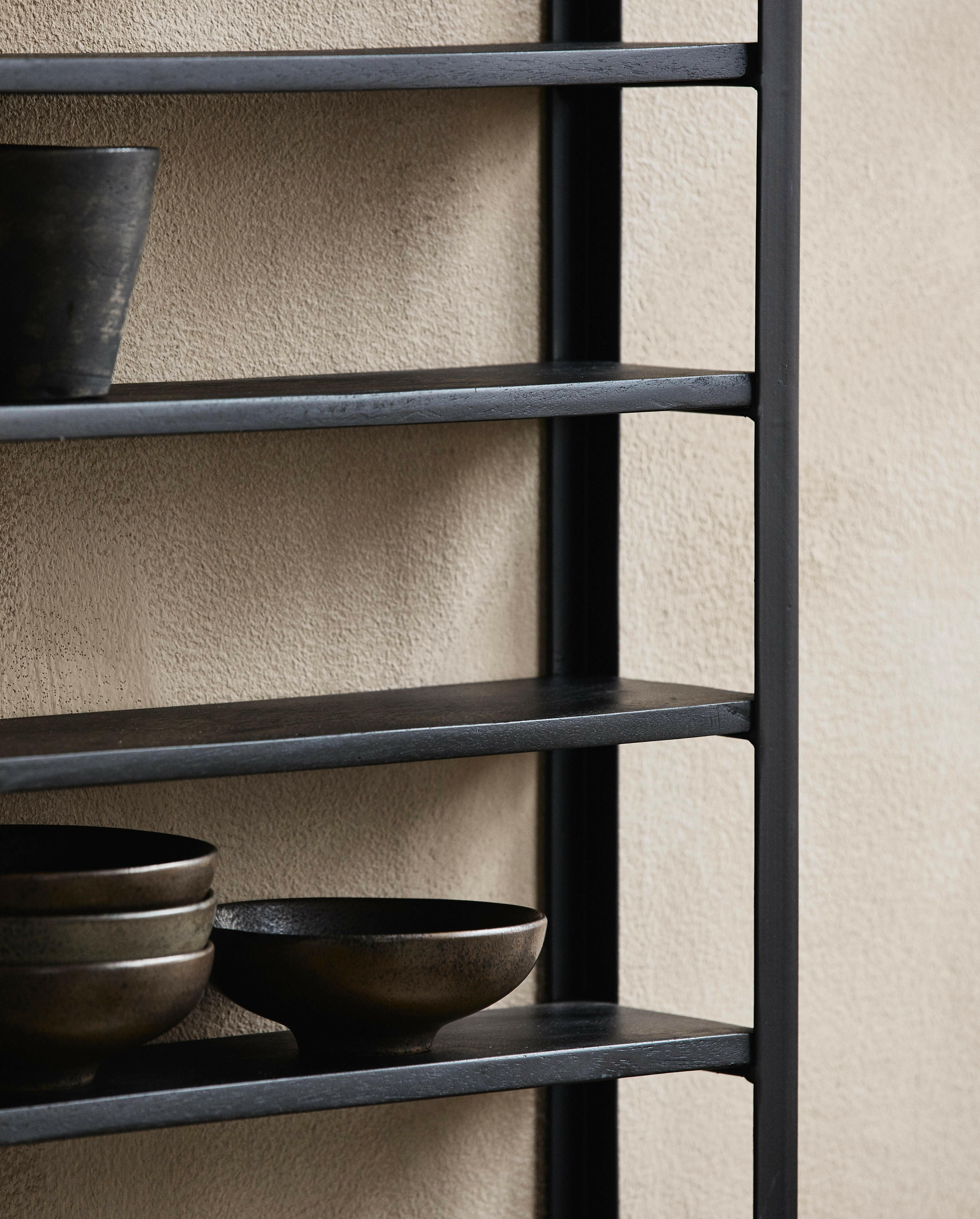 Inez Bowl Zwart L Tray
