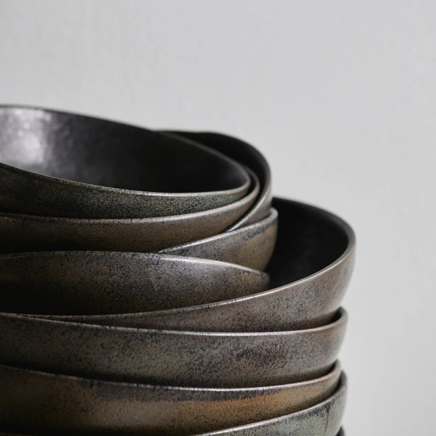 Inez Bowl Zwart L Tray