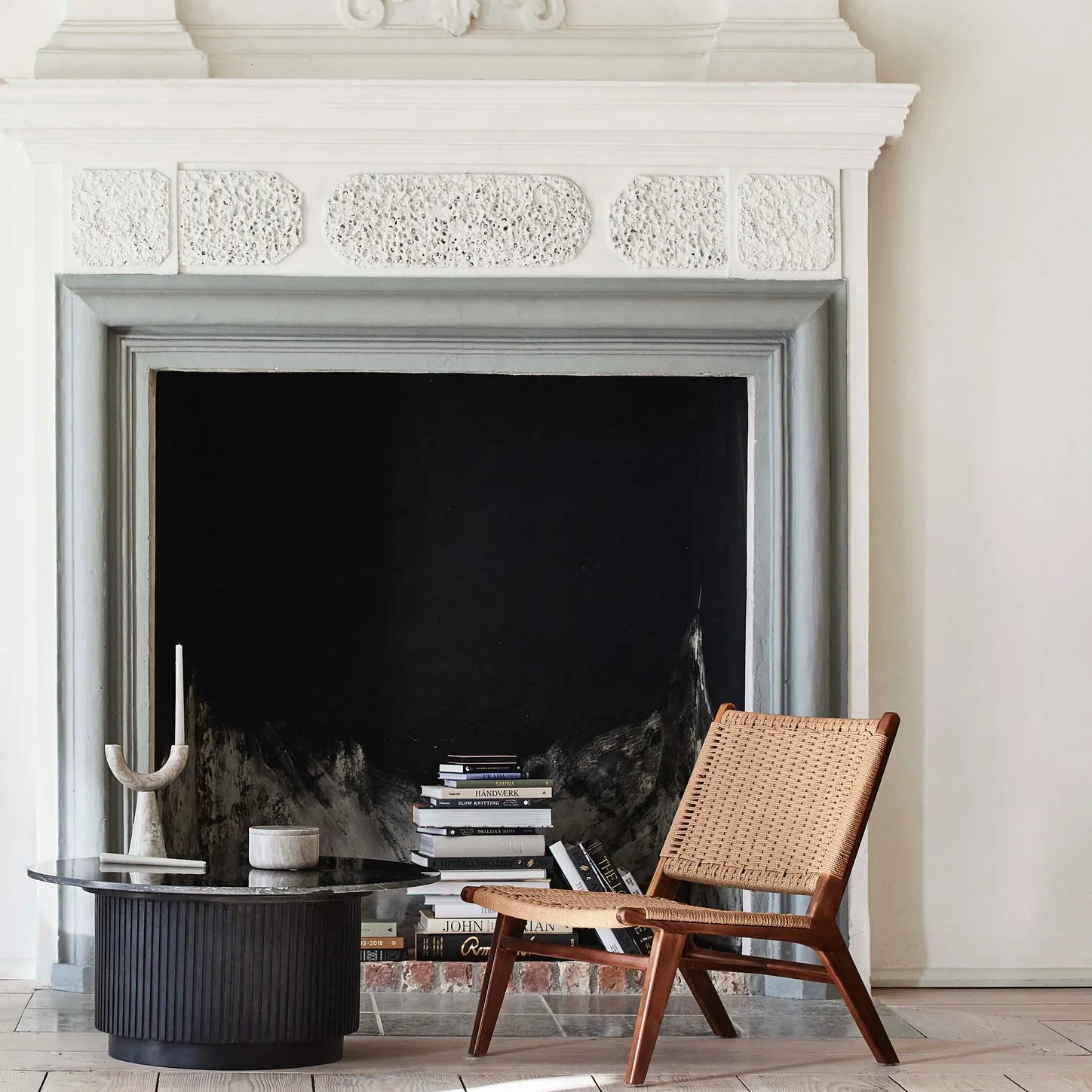 Erie Salontafel Zwart 90Cm Bijzettafel