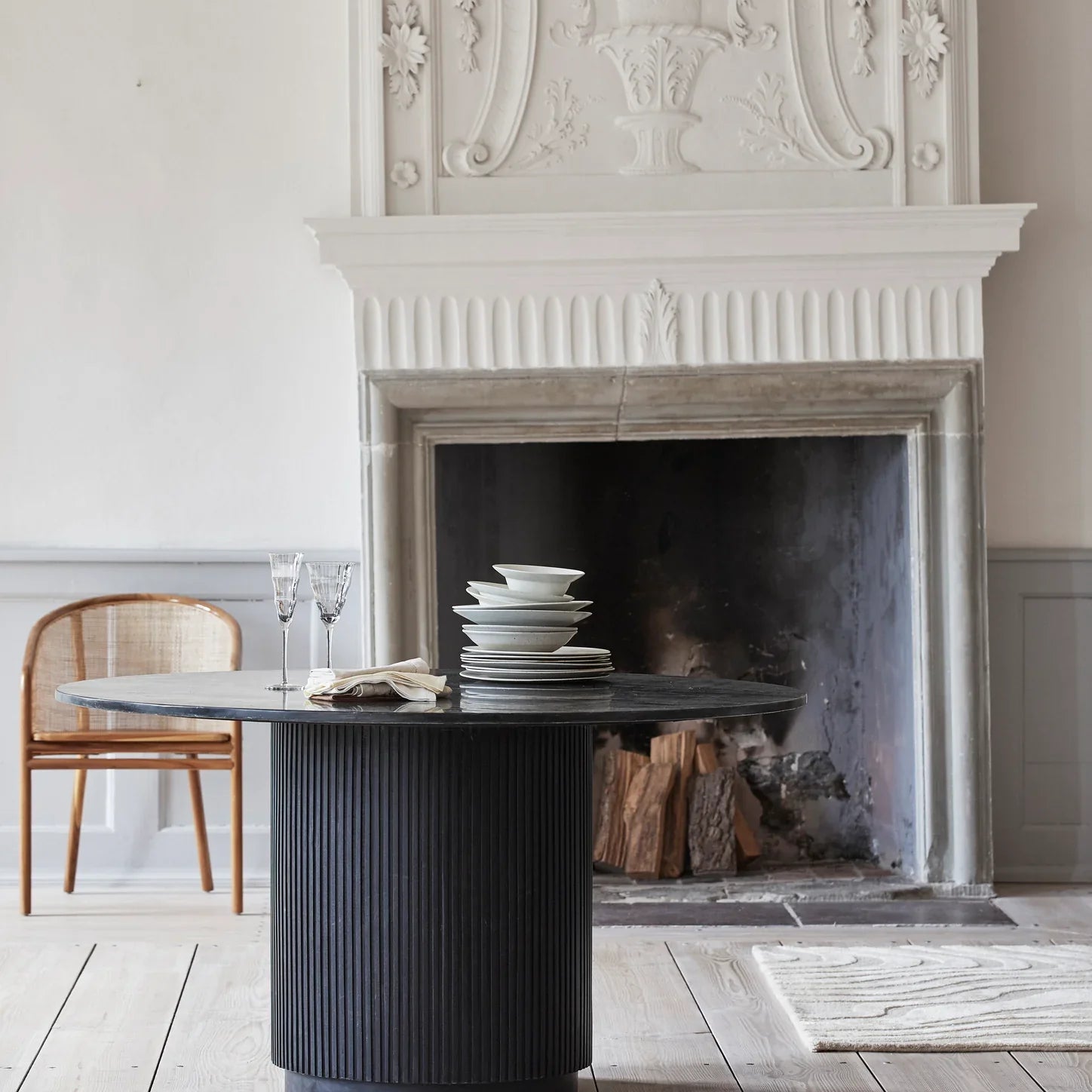 Erie Eettafel Zwart Eettafel