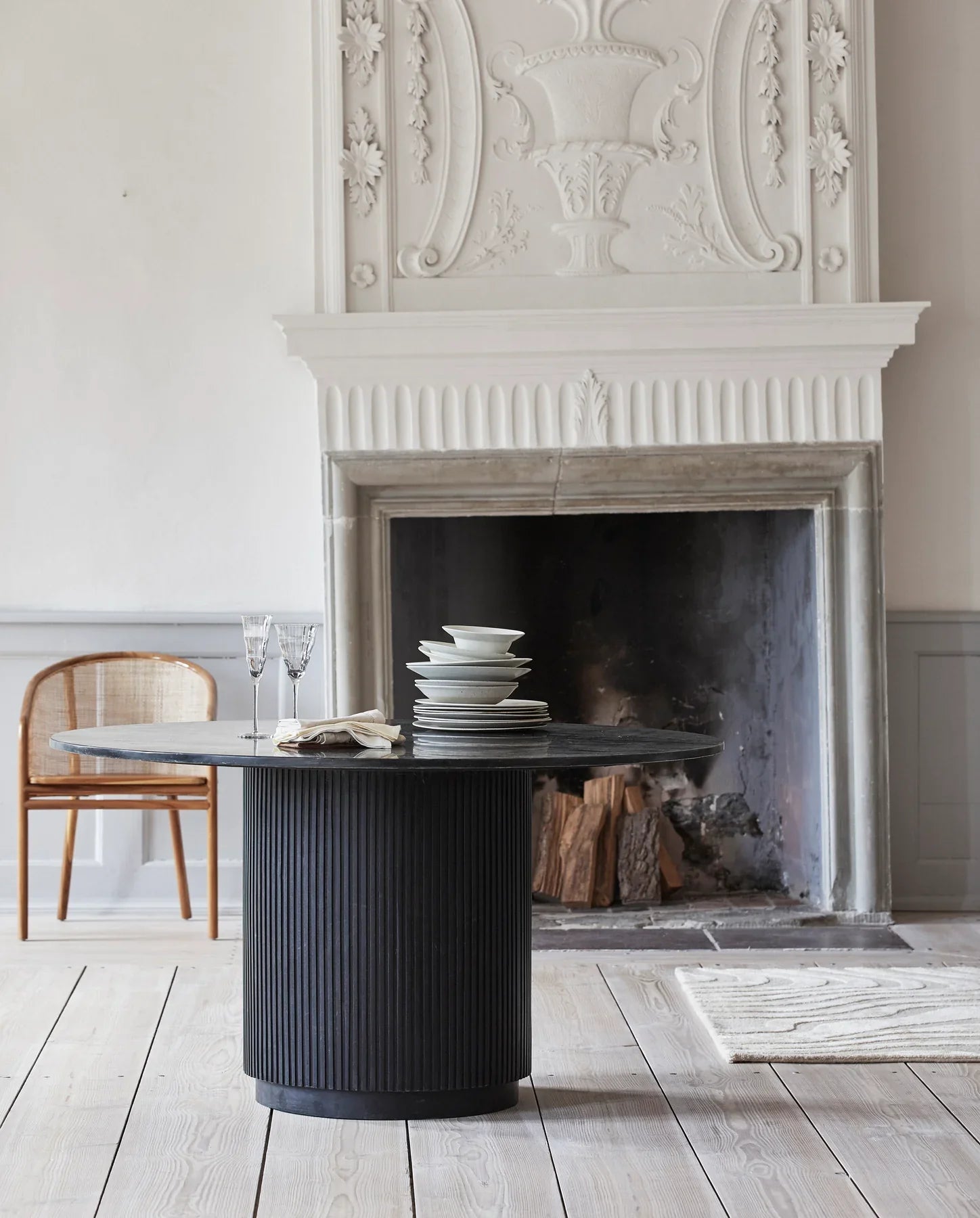 Erie Eettafel Zwart Eettafel