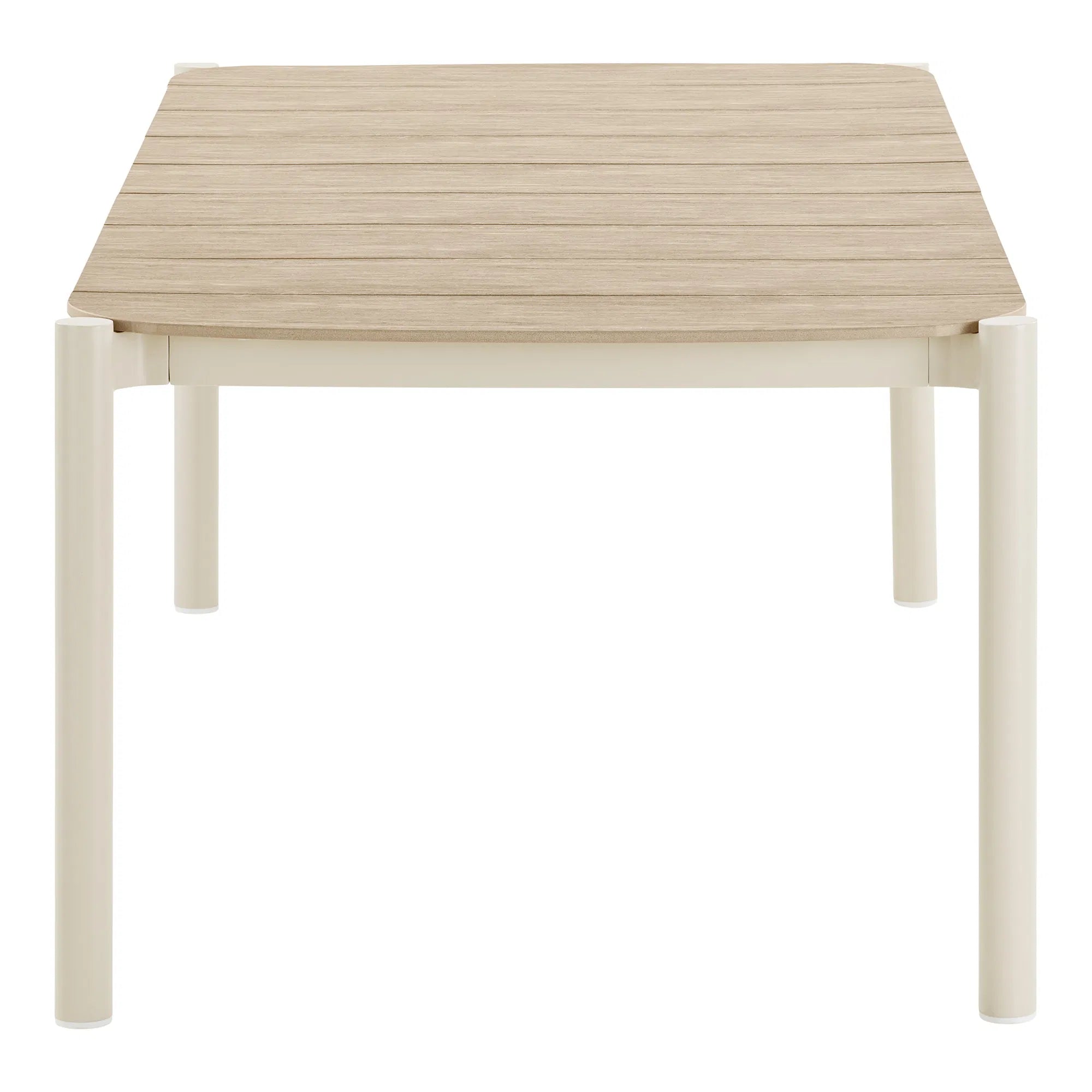 House Nordic Abela outdoor dining table aluminium en nonwood 100x200 cm tafel