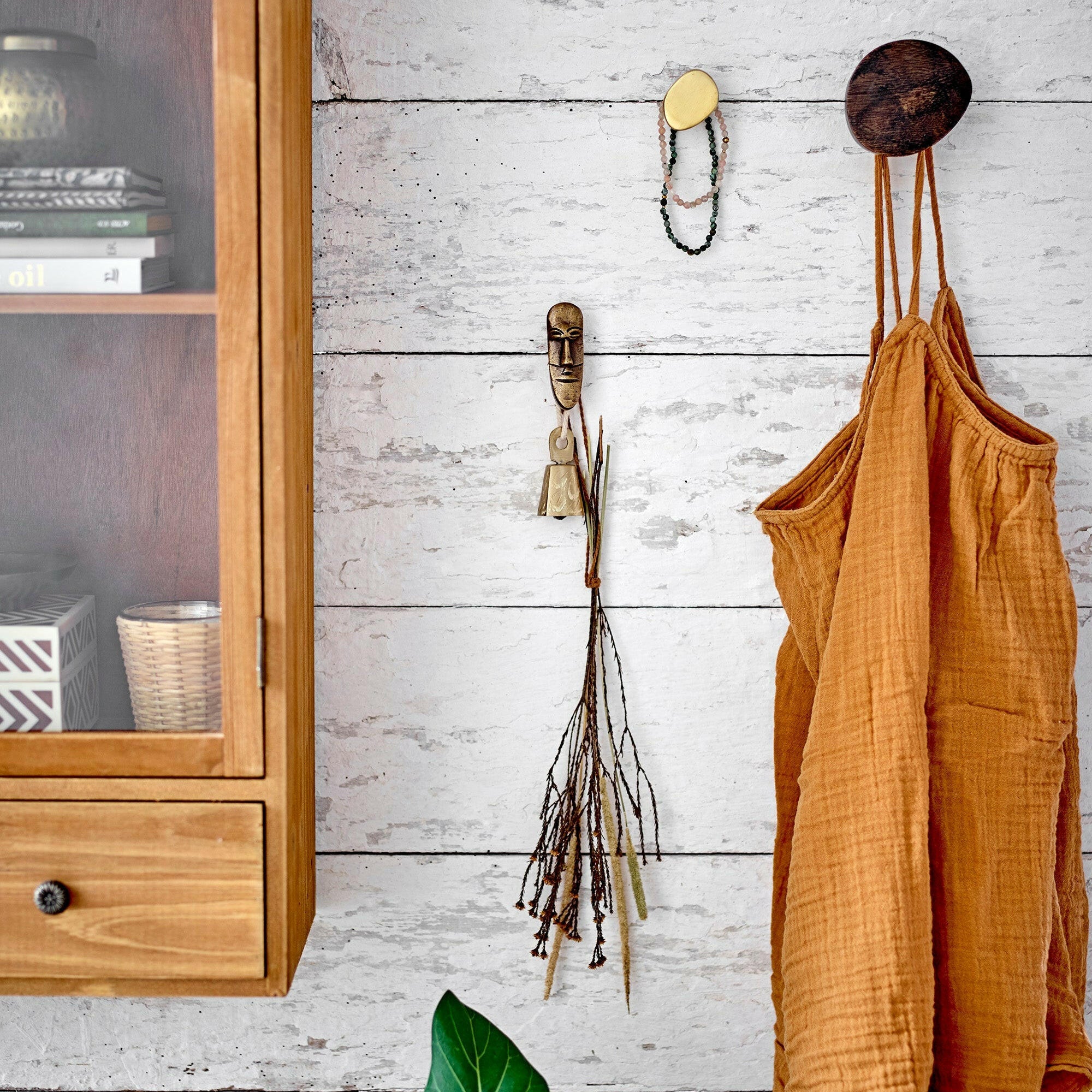 Haken Ferri Brass Wandhaak