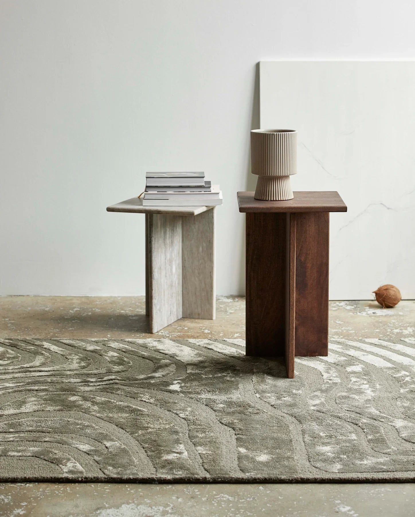 Glina Bijzettafels Set Van 2 Bijzettafel