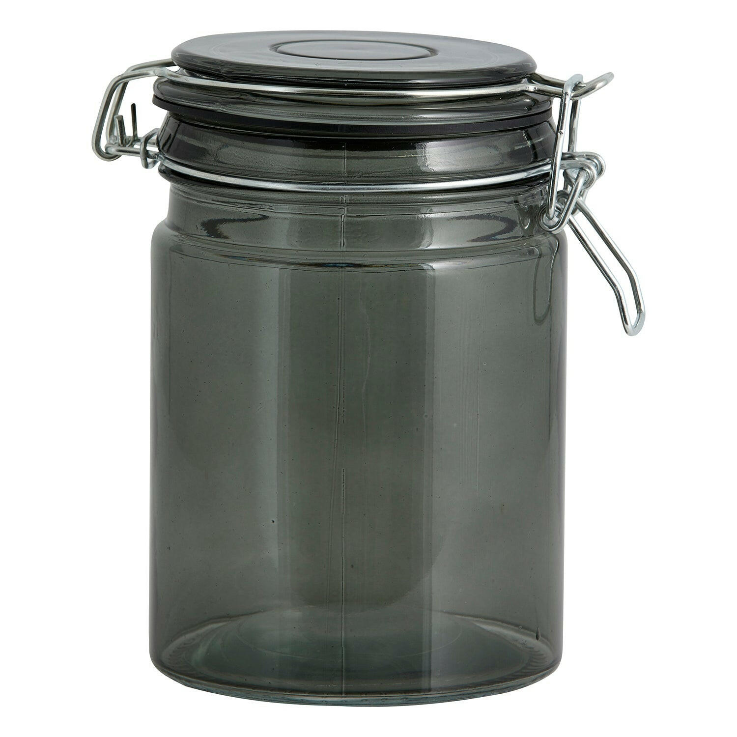 Pear Voorraadpot Smoke Glas M