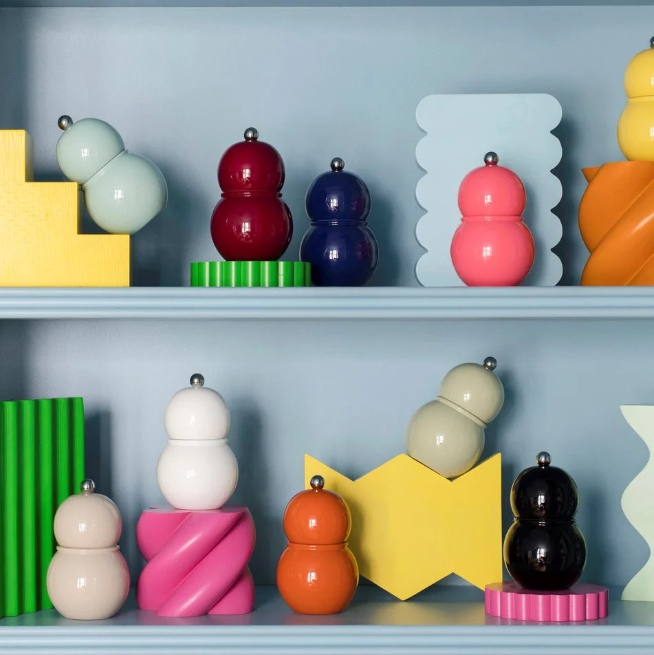 Sfeerfoto van alle kleuren Chubbie molens Addison Ross