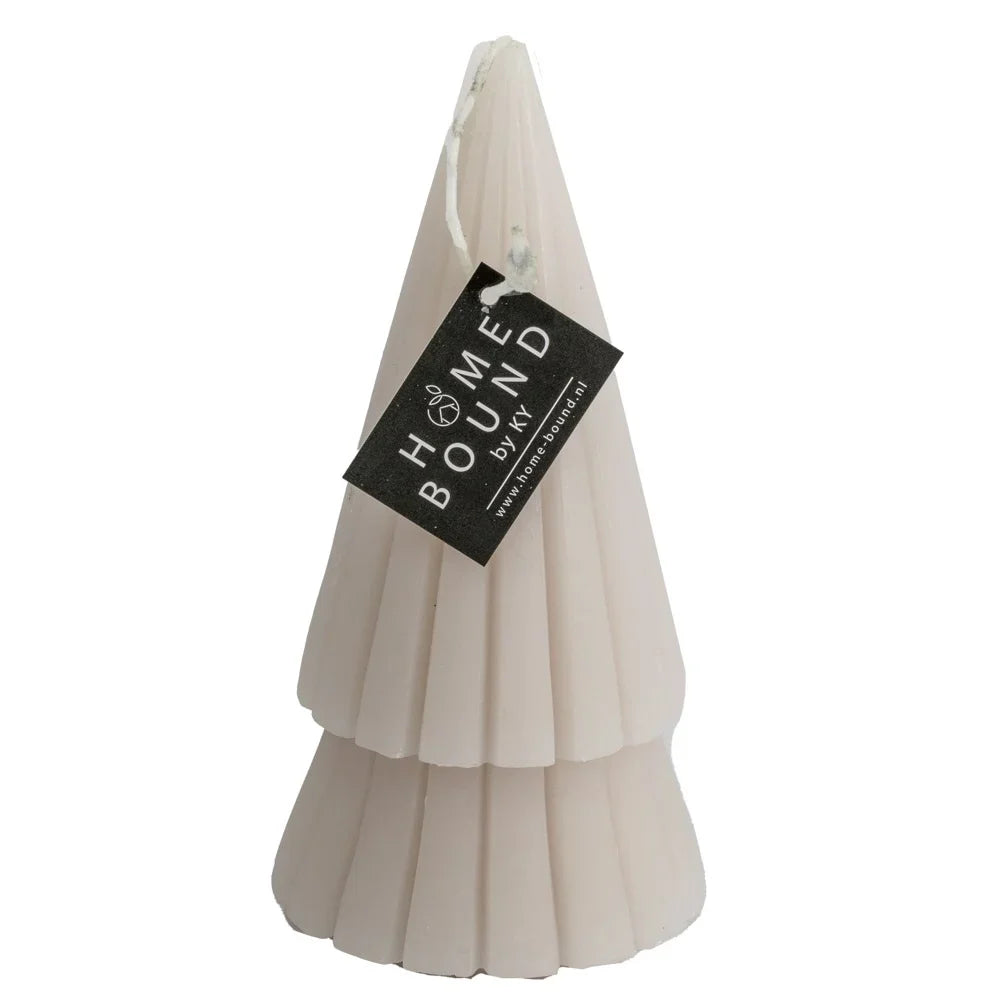 Kerst Kaars Beige M