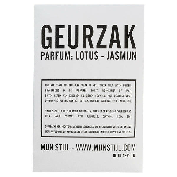 Geurzakje Lotus Jasmijn