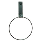 Leren Handdoekring Groot Wandhaak