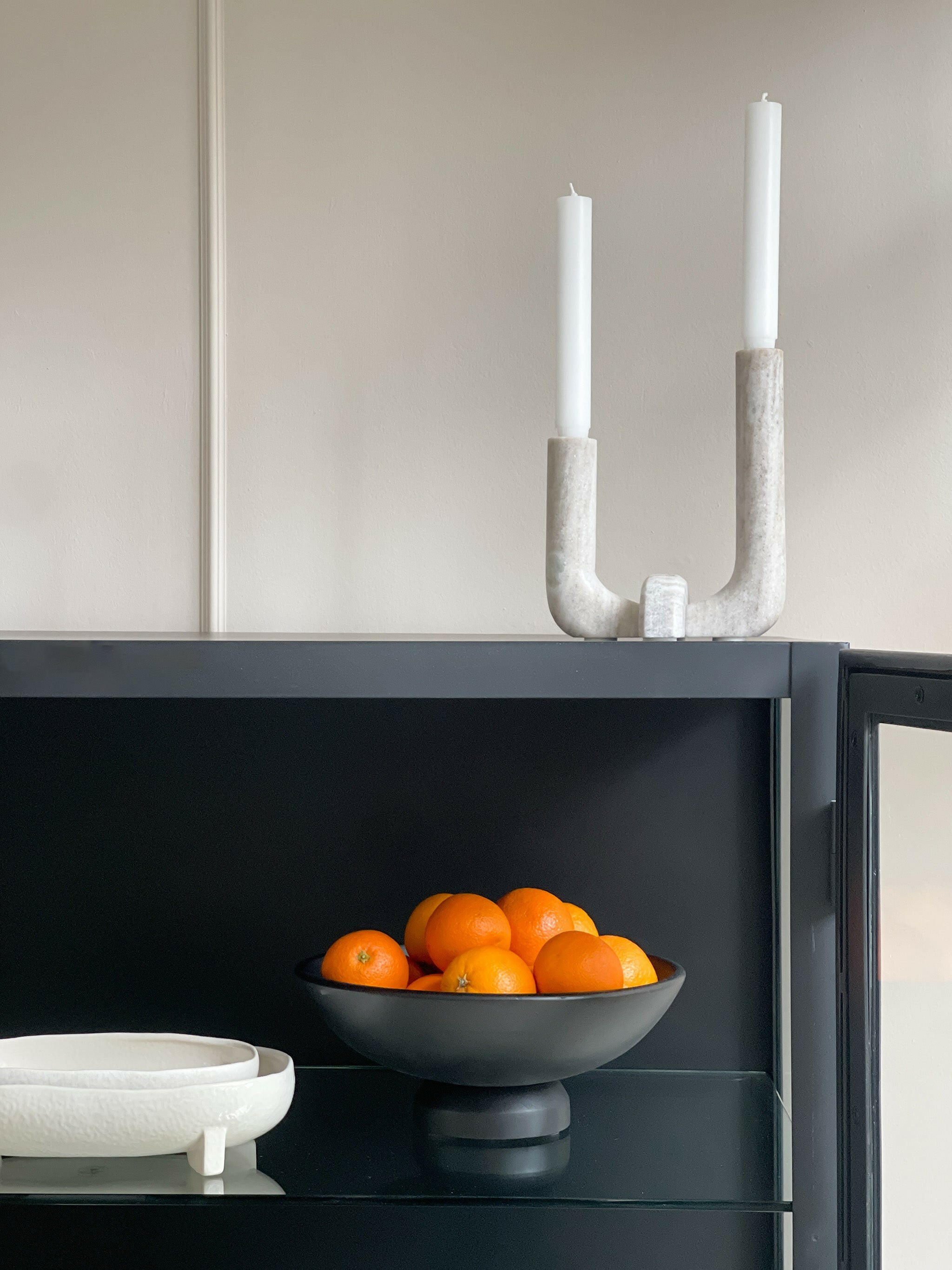 Vaca Kaarsstandaard Marmer