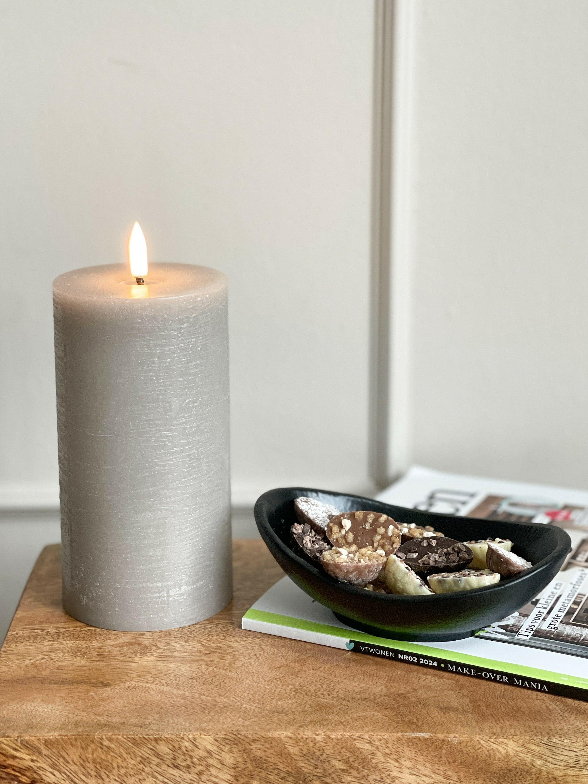 Led Stompkaars Melted Sandstone Groot Stomkaars