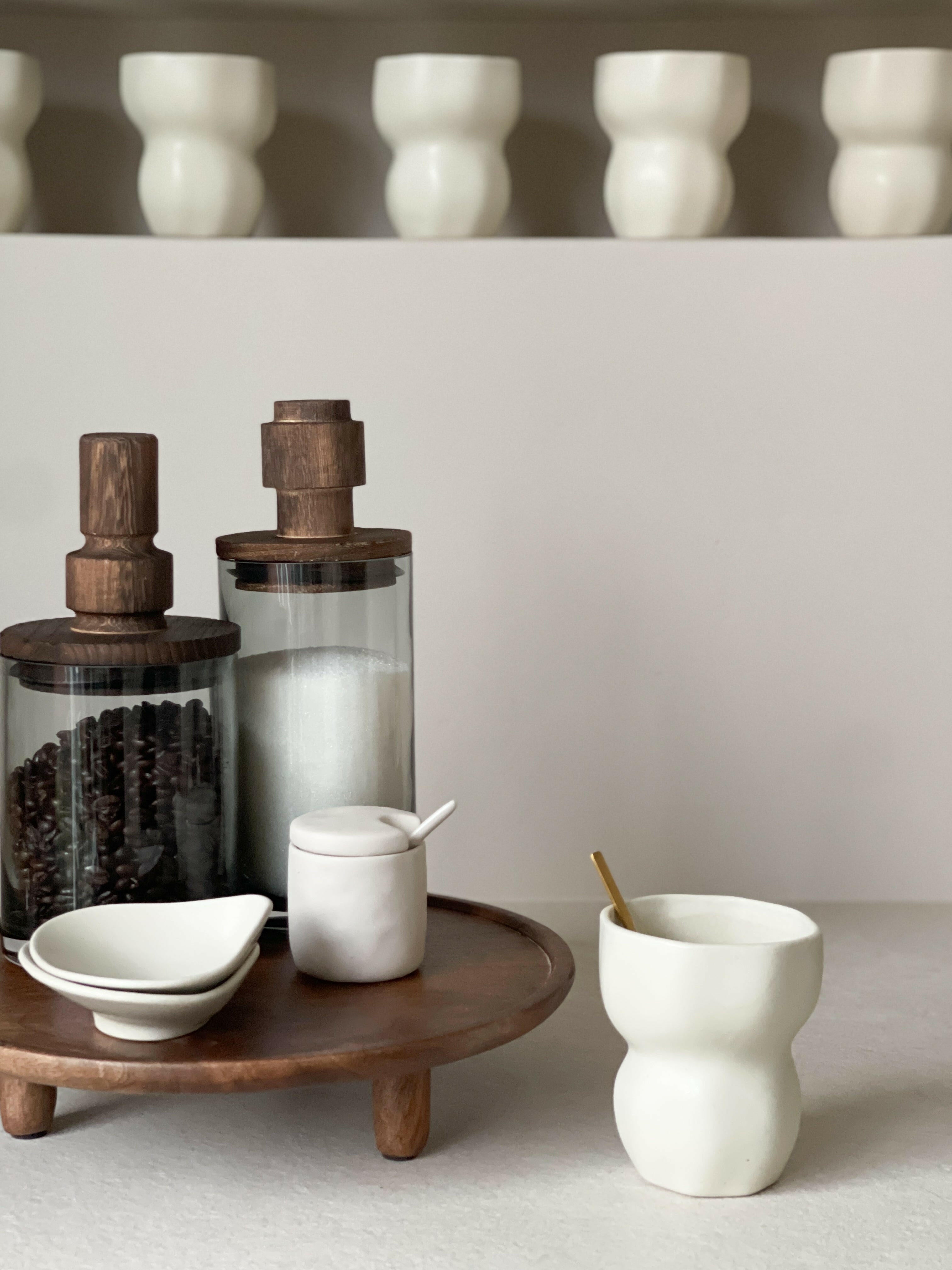 Elegante Nordal voorraadpot, perfect voor een luxe en georganiseerde keukeninrichting