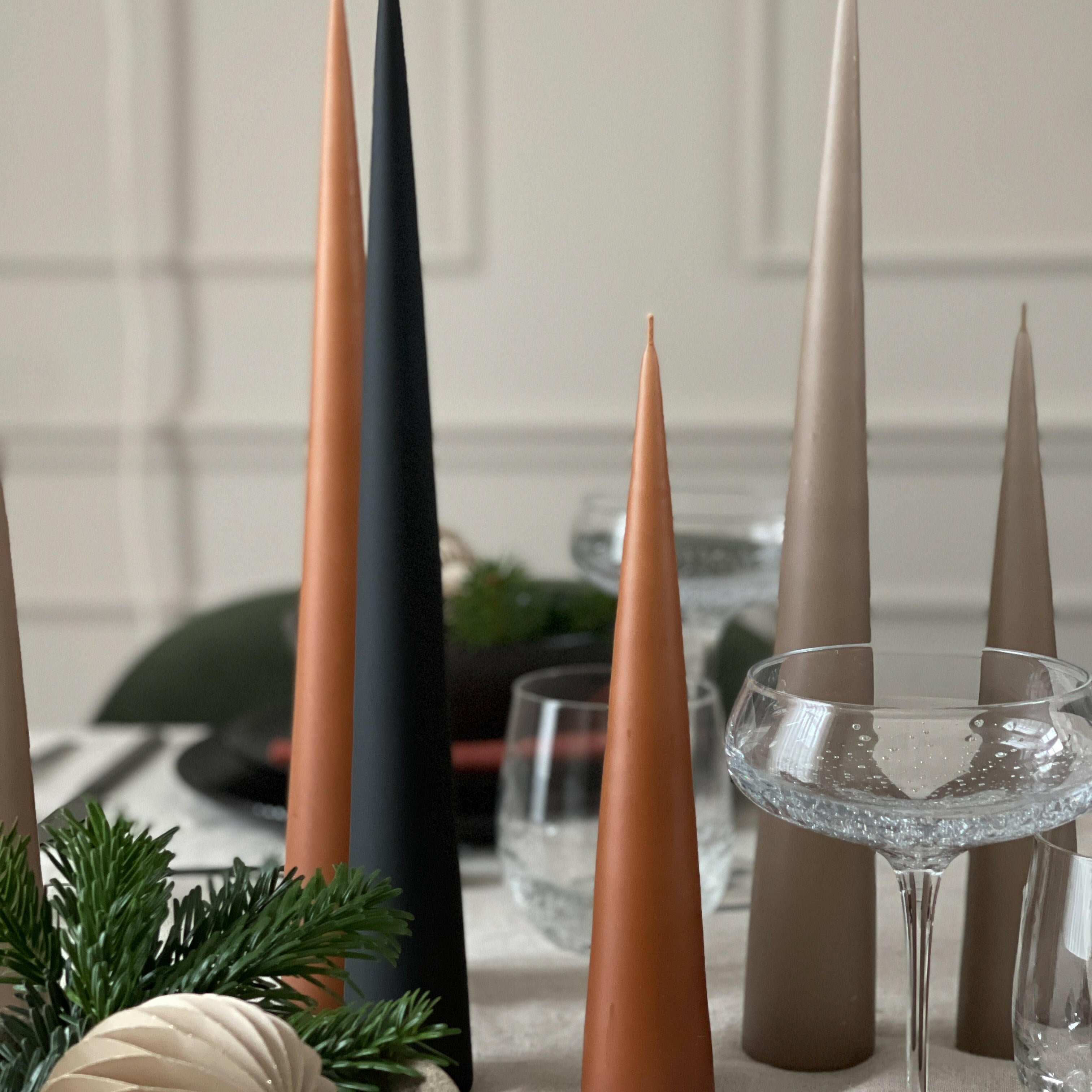 Cone Kaars Raw Toffee || 2 Maten