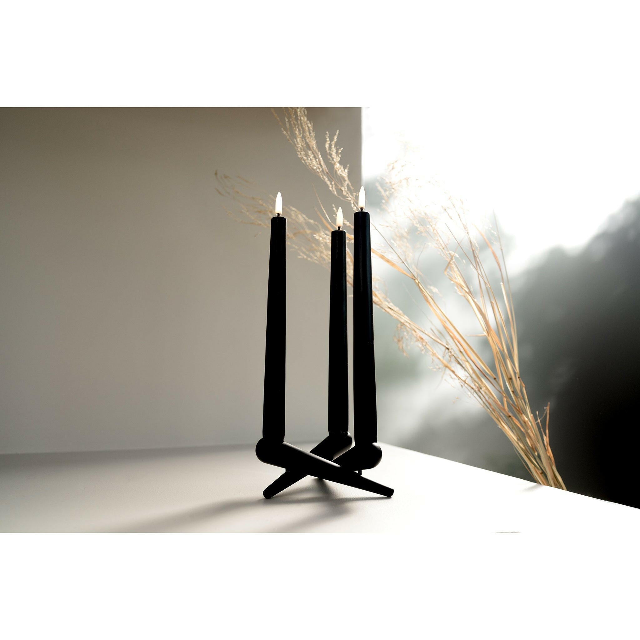 Led Dinerkaars Zwart 2-Pack Dinerkaars