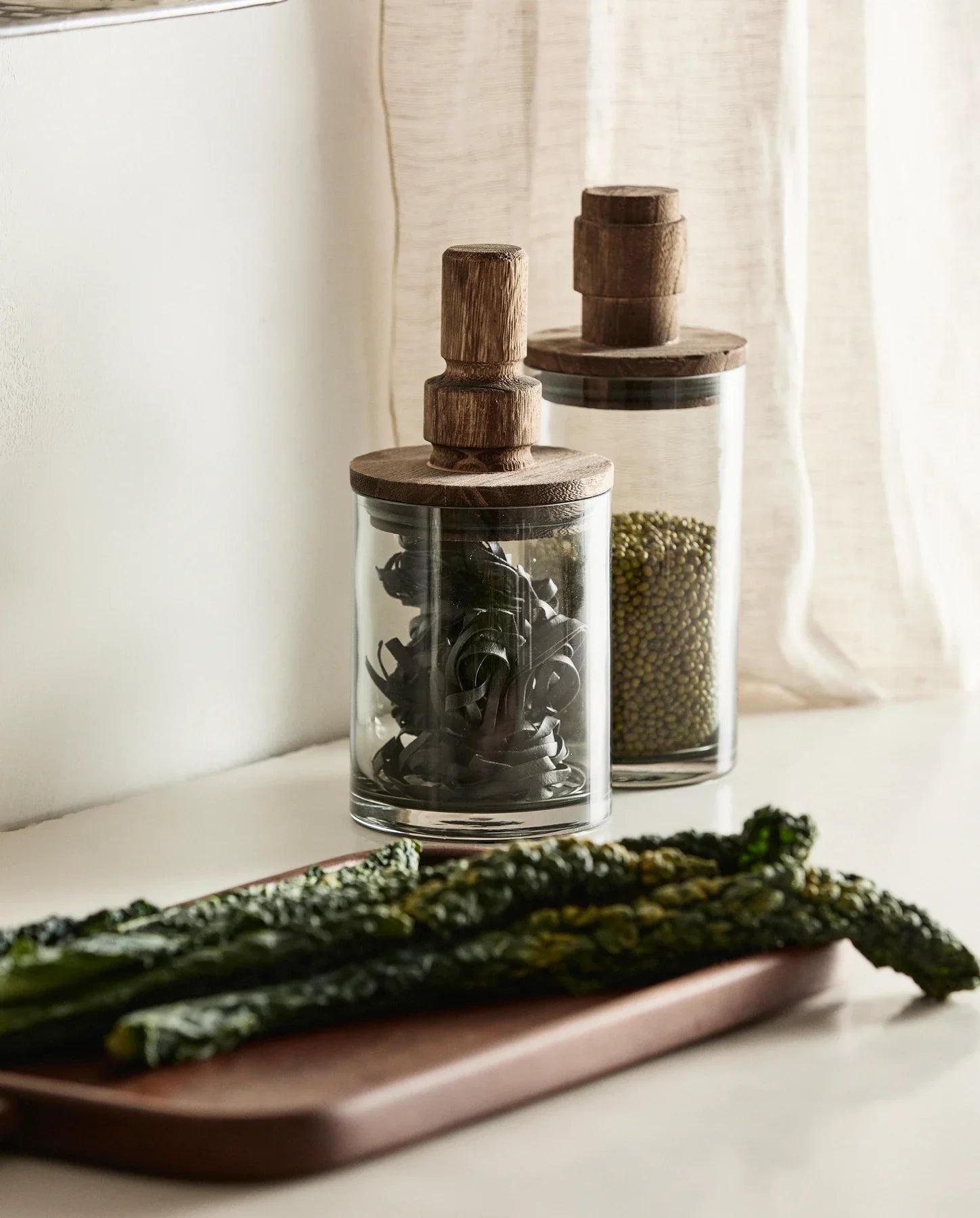 Elegante Nordal voorraadpot, perfect voor een luxe en georganiseerde keukeninrichting