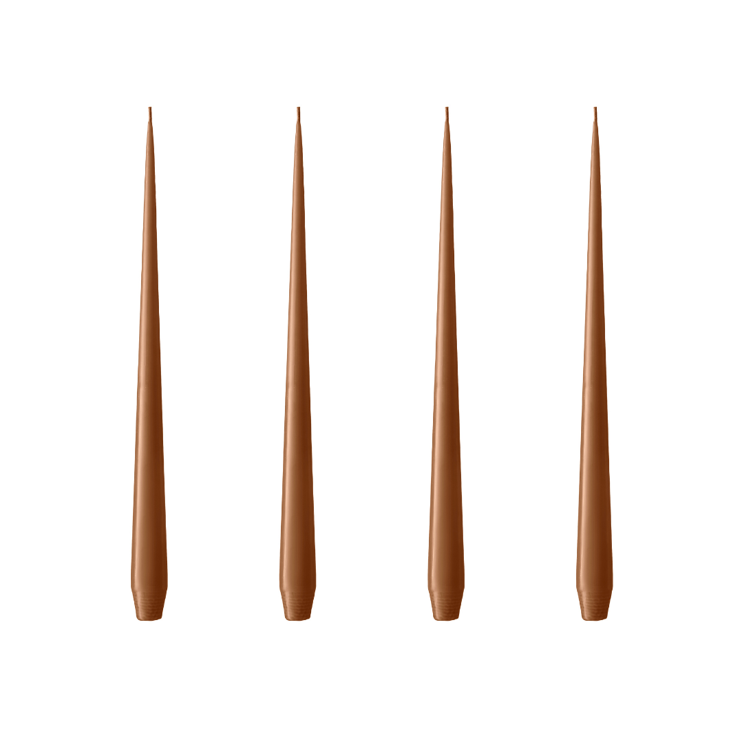 Taper Kaars 32Cm Raw Toffee 4-Pack