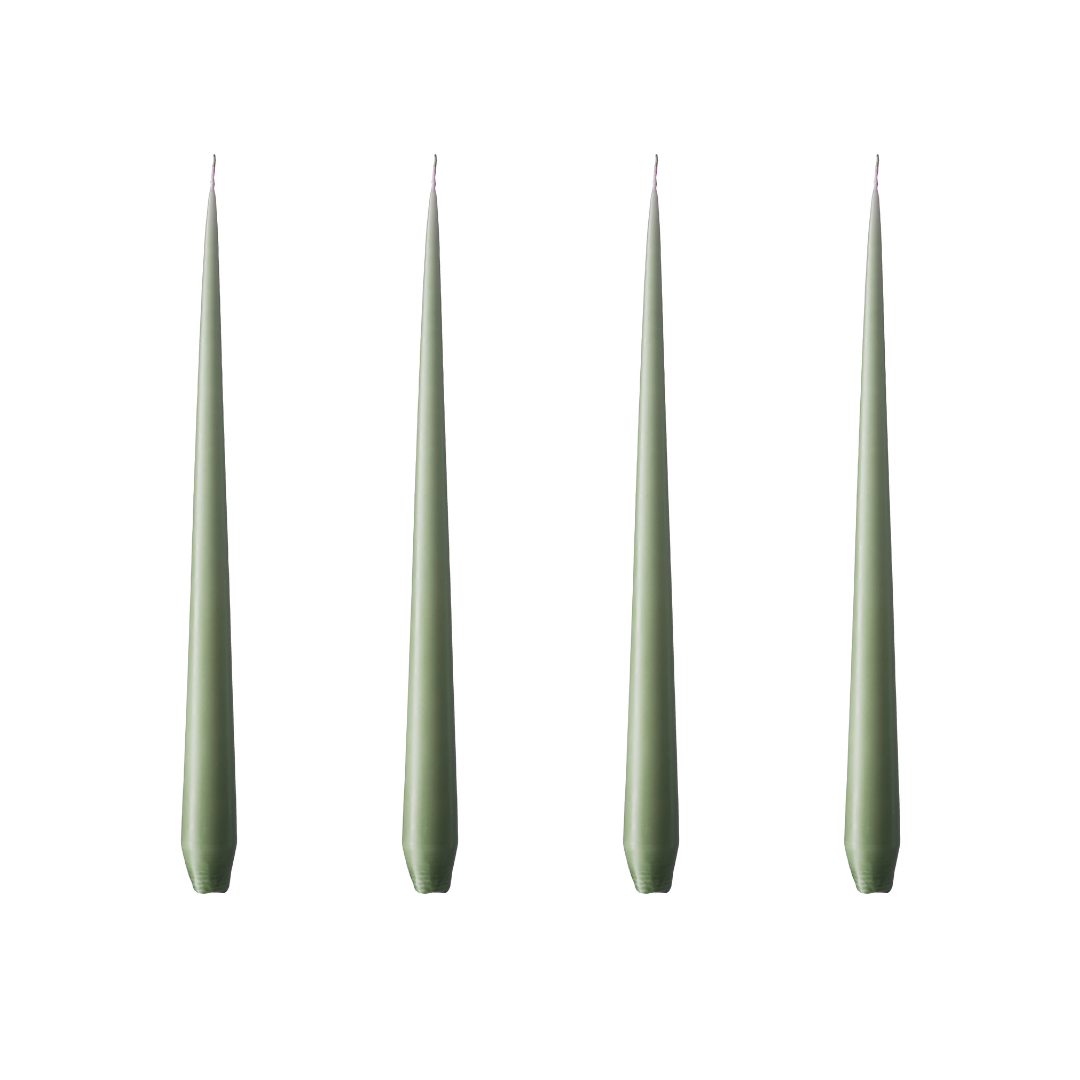 Taper Kaars 32Cm Green Soil 4-Pack