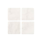 Onderzetters Wit Marmer Square 4 Stuks