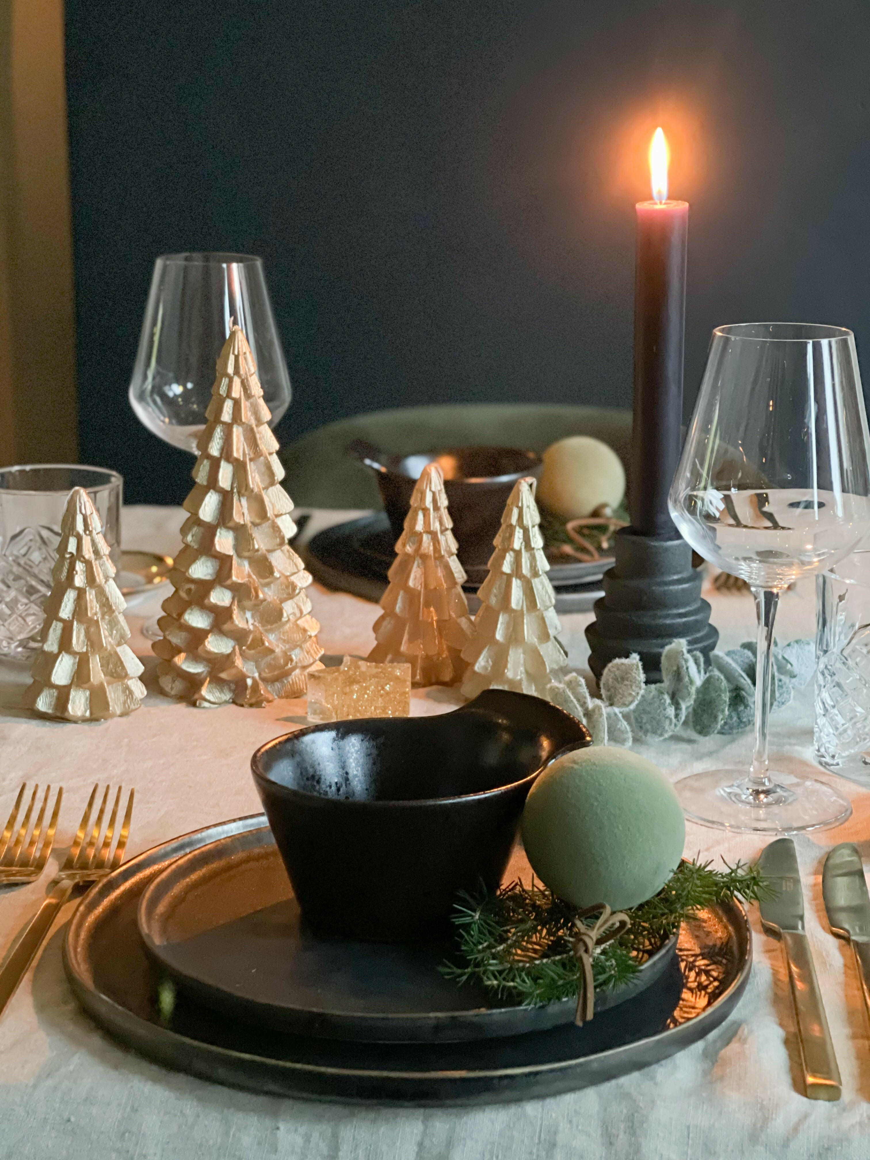 Kerstboom Goud Groot Kaars