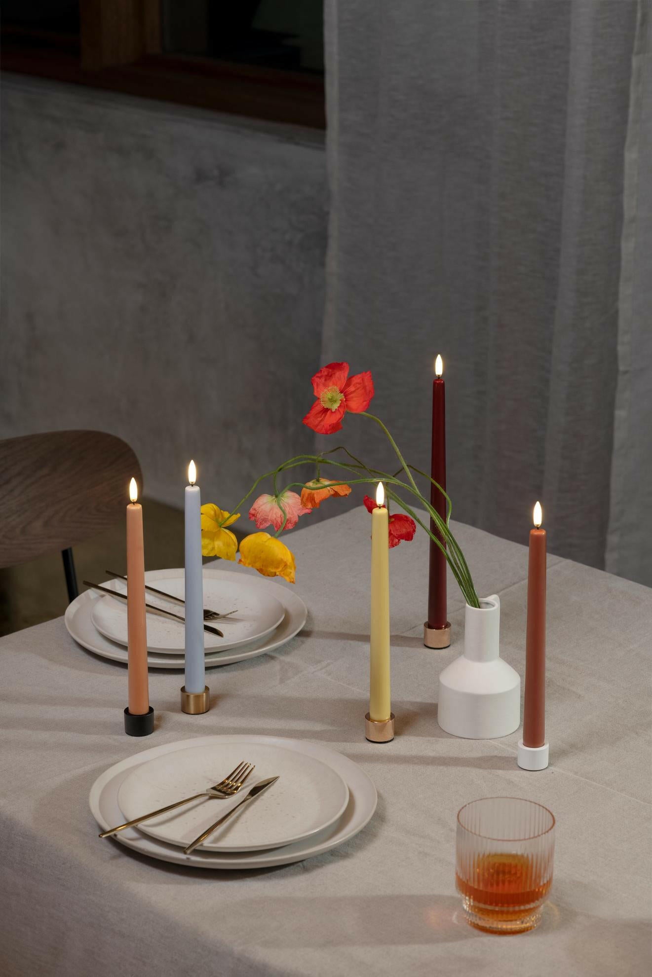 Light Kaarsstandaard Mat Zwart