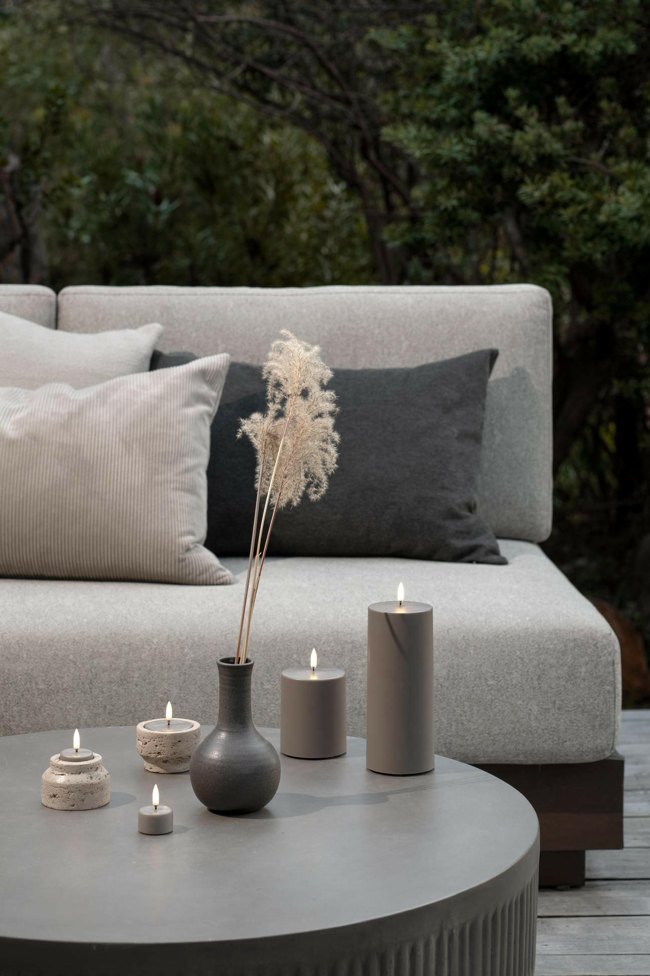 Led Waxinelicht Sandstone Incl Batterij