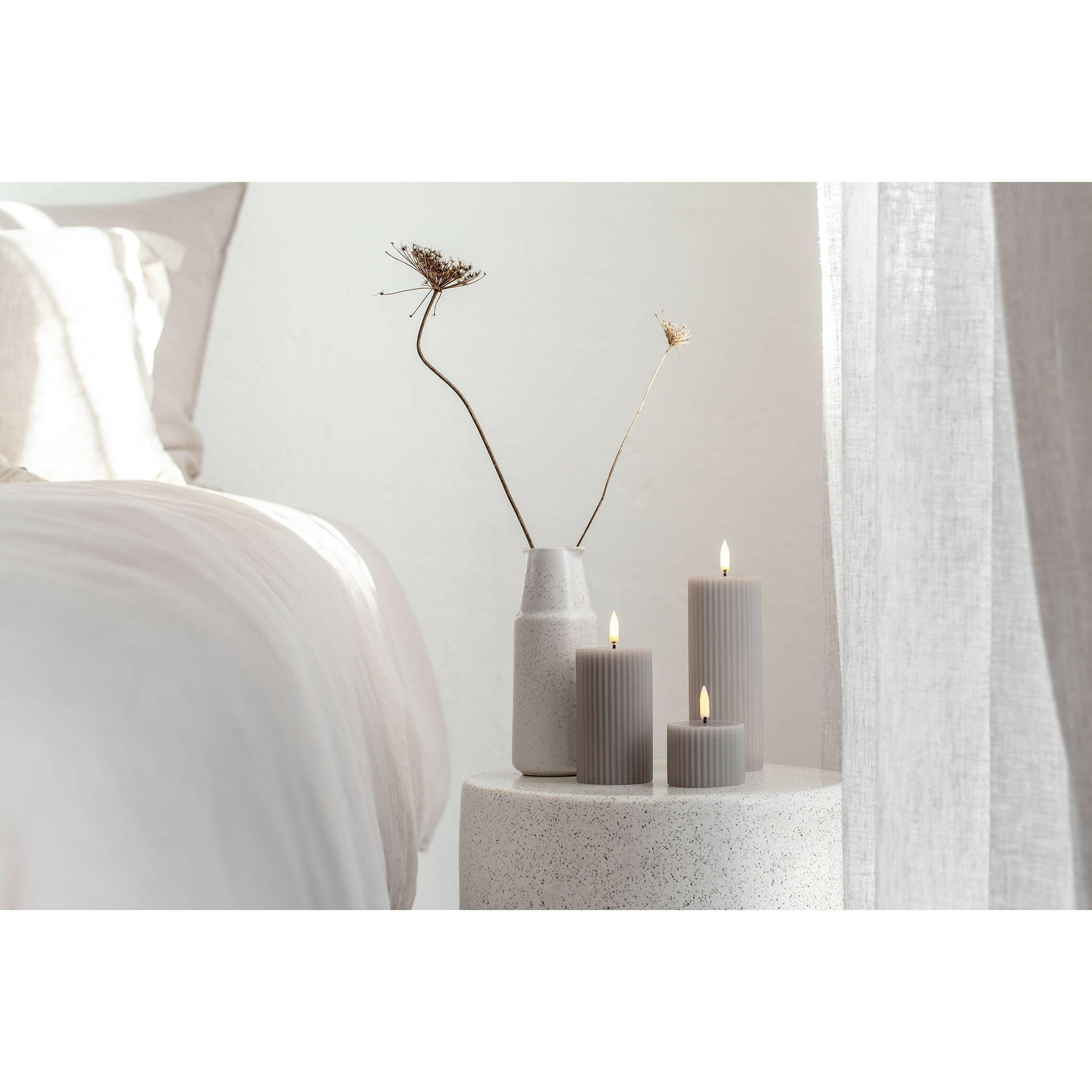 Led Stompkaars Grooved Sandstone Medium Stomkaars