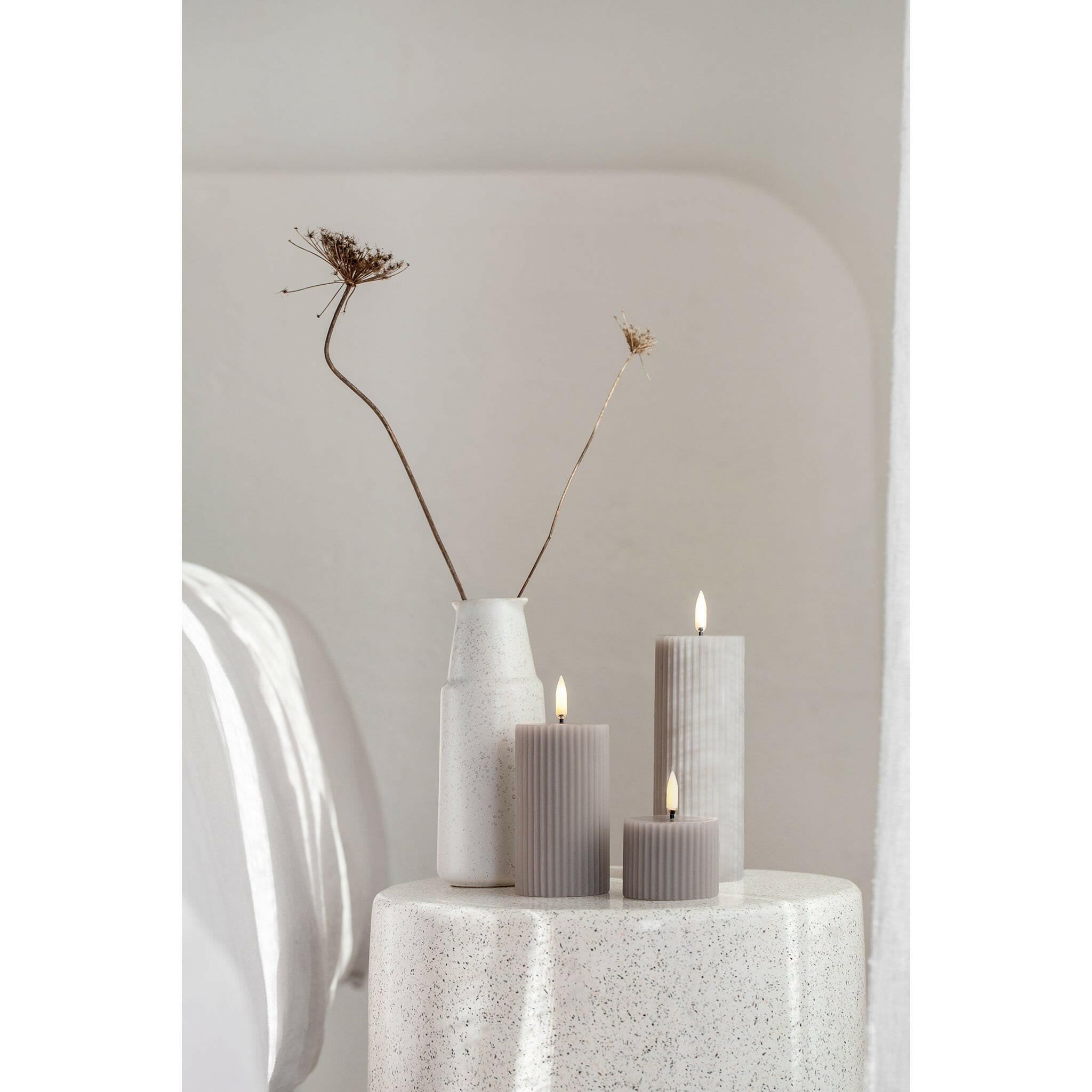 Led Stompkaars Grooved Sandstone Small Stomkaars