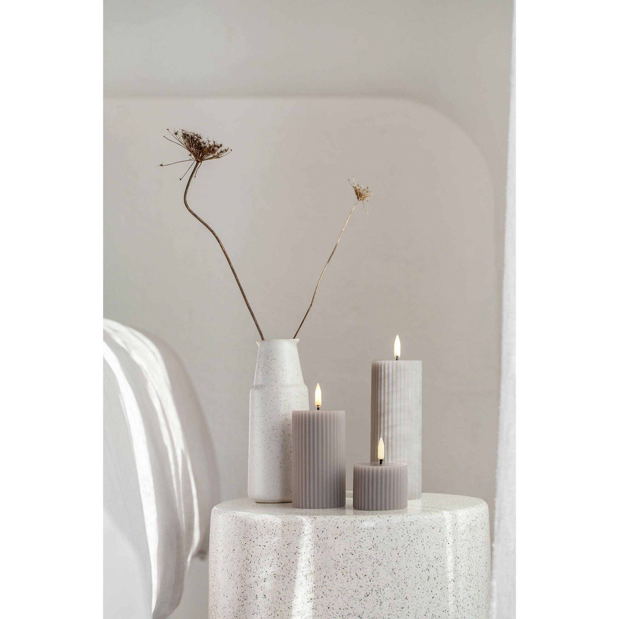 Led Stompkaars Grooved Sandstone Medium Stomkaars