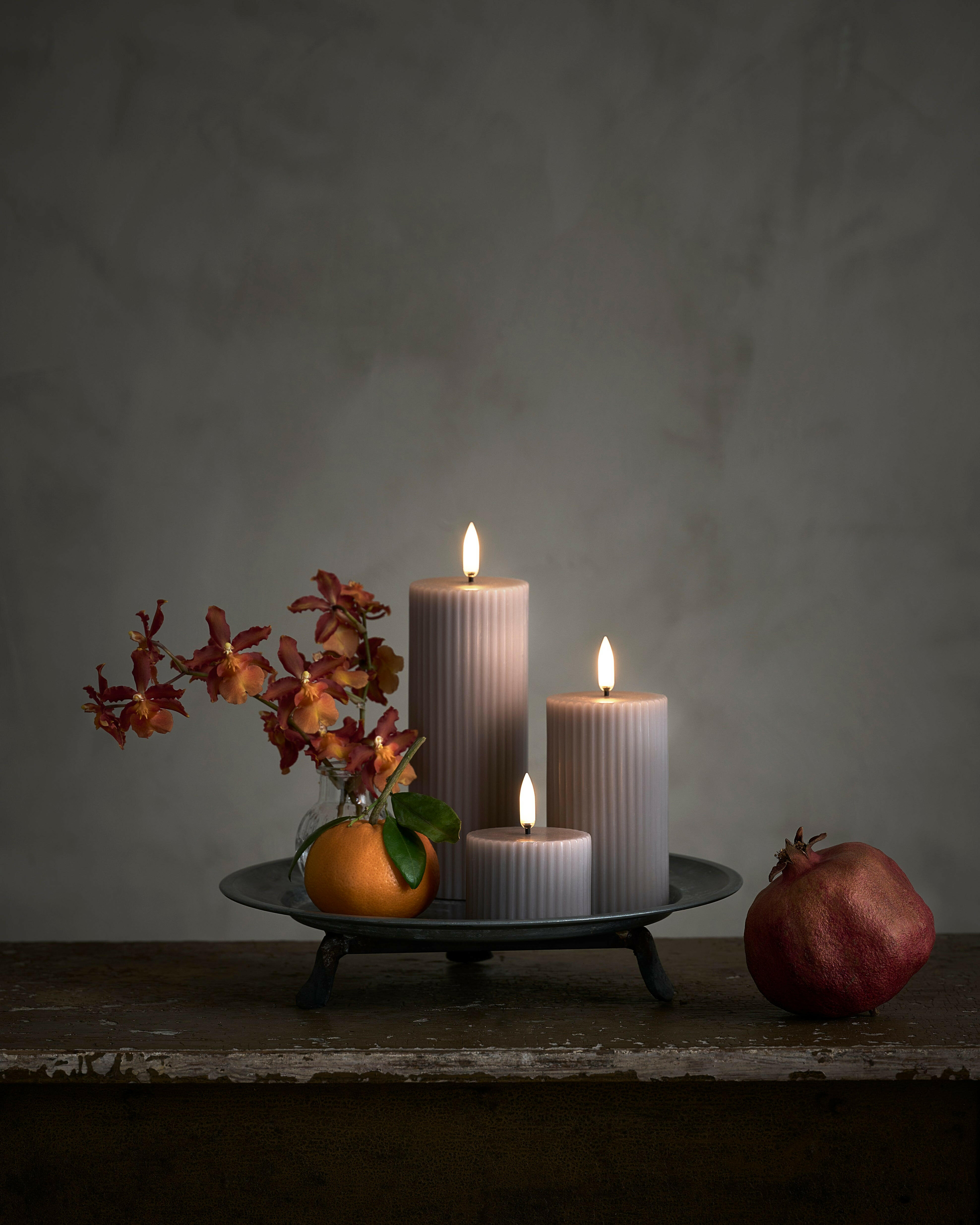 Led Stompkaars Grooved Sandstone Medium Stomkaars