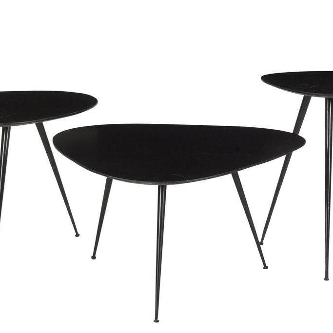 Brix Loua Black Set Of 3