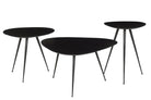 Brix Loua Black Set Of 3