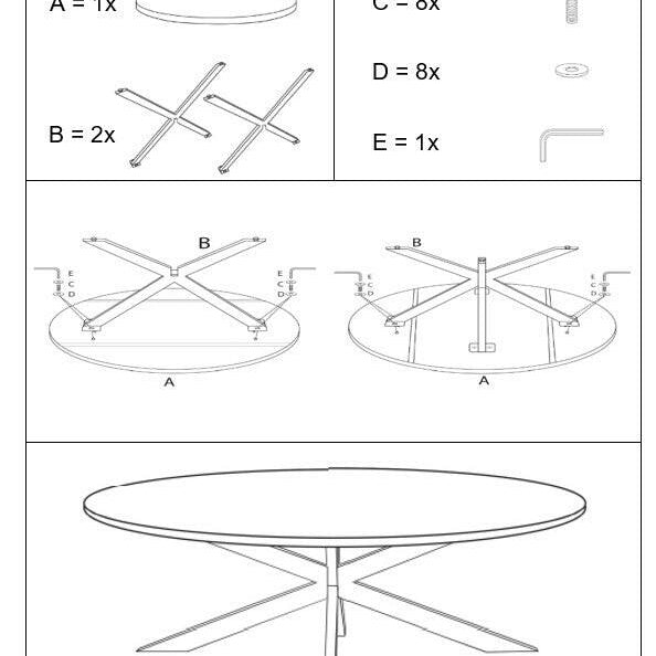 Brix Sturdy Oval 240 Cm