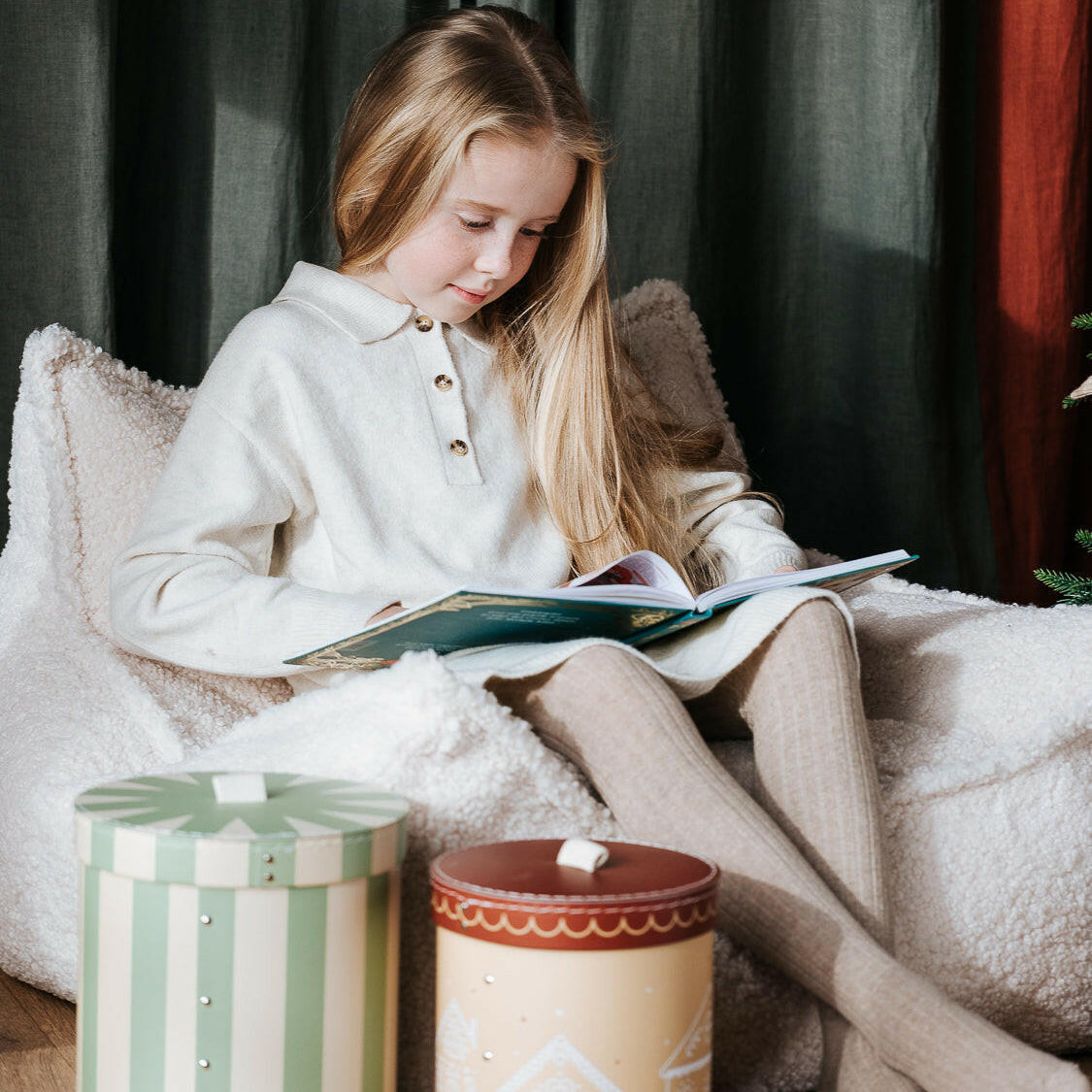 Crème Witte Zitzak Stoel