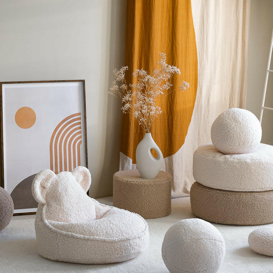 Crème Witte Beer Zitzak