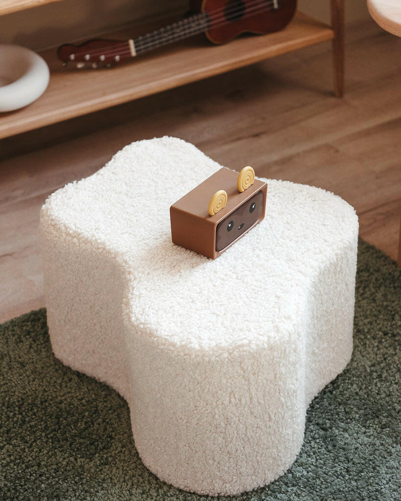 Cream White Cloud Pouffe
