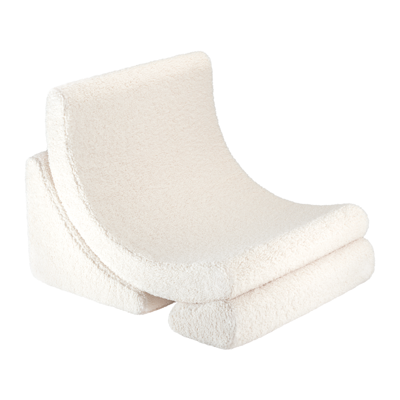 Cream White Moon Chair
