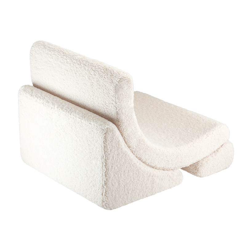 Cream White Moon Chair