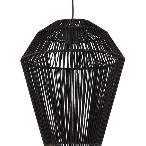 Hanglamp Deya - Zwart Ø38Cm
