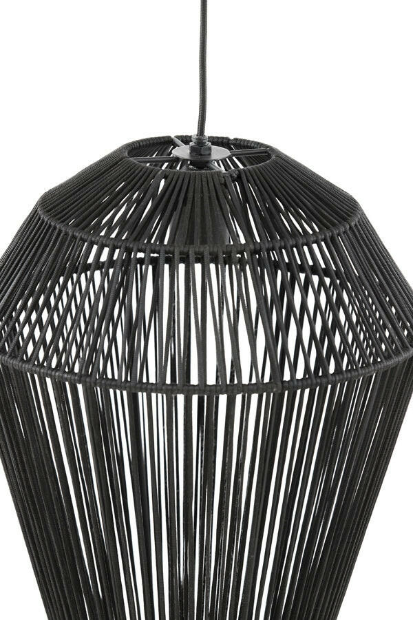 Hanglamp Deya - Zwart Ø38Cm