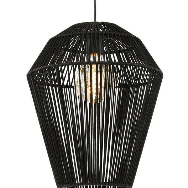 Hanglamp Deya - Zwart Ø38Cm