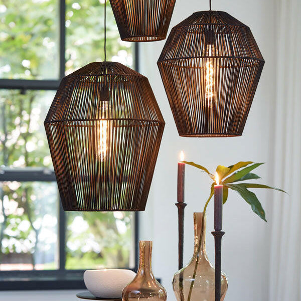 Hanglamp Deya - Zwart Ø38Cm