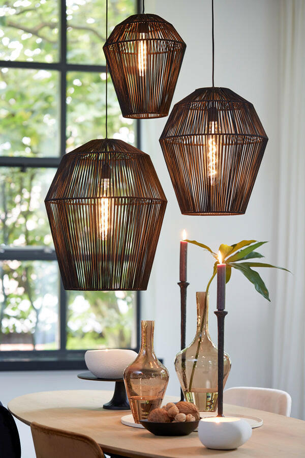 Hanglamp Deya - Zwart Ø38Cm
