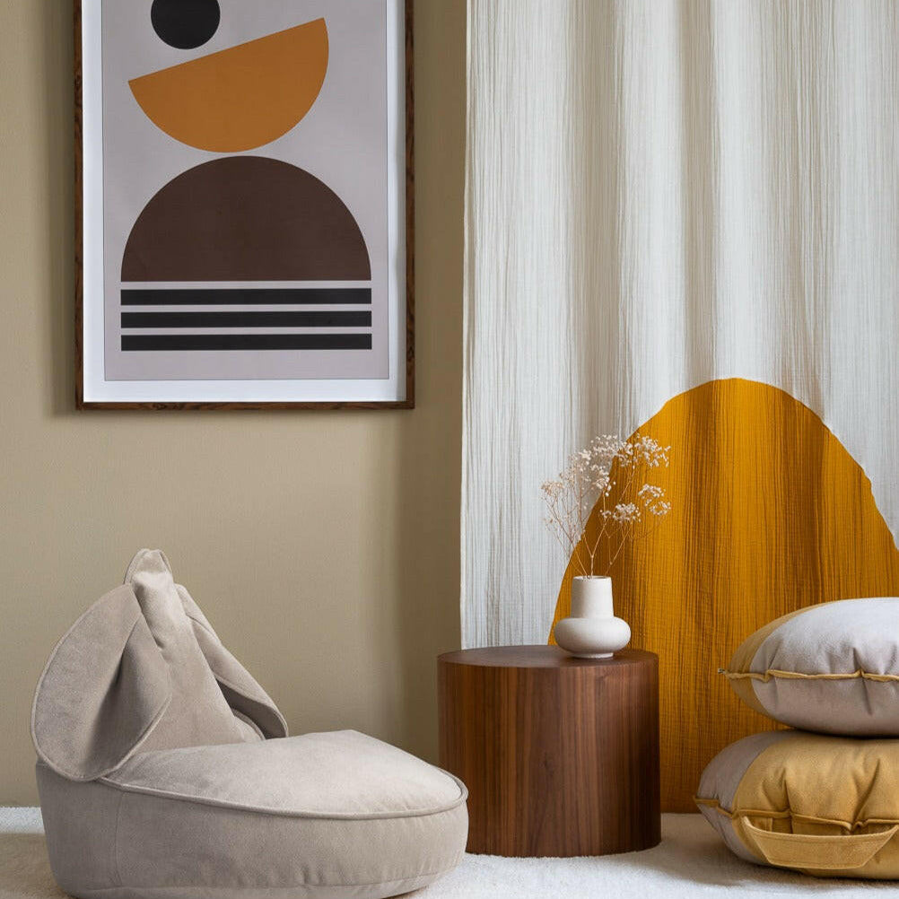 Dusty Beige Bunny Beanbag