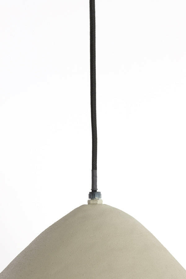 Hanging Lamp 25X15 Cm Elimo Matt Light Grey